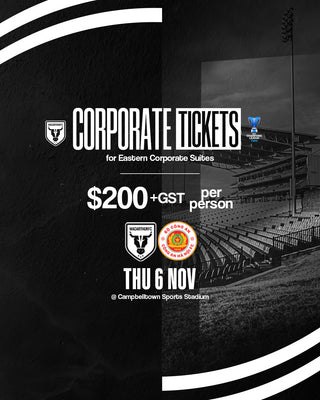 Corporate Tickets - 2025 AFC Champions League Two Home Match 2 Macarthur Bulls FC vs CONG AN HA NOI FC (VIE) Thu 6th Nov 25