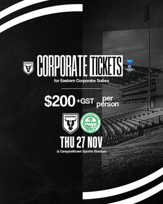 Corporate Tickets - 2025 AFC Champions League Two Home Match 3 Macarthur Bulls FC vs WOFOO TAI PO FC (HKG) Thu 27th Nov 25
