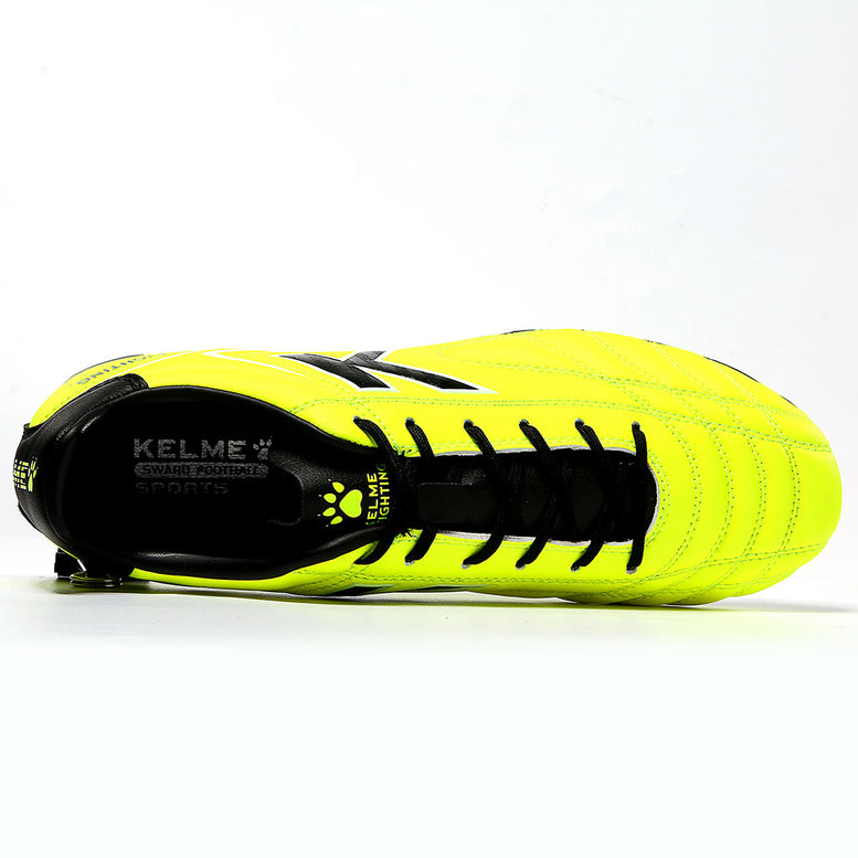 Nike grey sales and yellow boots